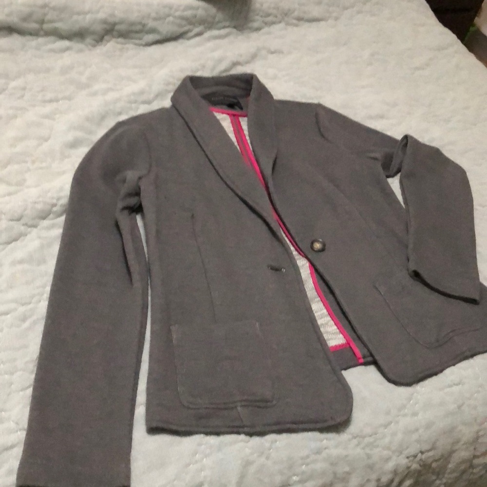 Banana Republic charcoal gray blazer size Medium